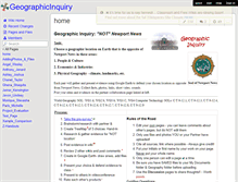 Tablet Screenshot of geographicinquiry.wikispaces.com