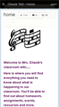 Mobile Screenshot of chaulktalk.wikispaces.com