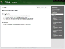 Tablet Screenshot of lled-archives.wikispaces.com