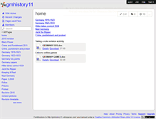 Tablet Screenshot of gmhistory11.wikispaces.com