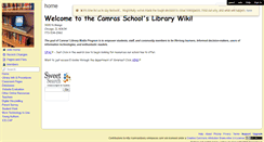 Desktop Screenshot of camraslibrary.wikispaces.com