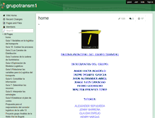 Tablet Screenshot of grupotransm1.wikispaces.com