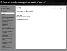 Tablet Screenshot of educational-technology-leadership-cohort-3.wikispaces.com