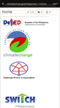 Mobile Screenshot of climatechangephilippines.wikispaces.com