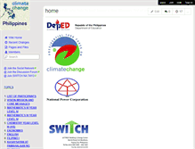 Tablet Screenshot of climatechangephilippines.wikispaces.com