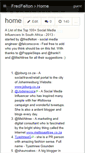 Mobile Screenshot of fredfelton.wikispaces.com