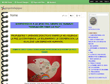 Tablet Screenshot of grupotrabajopaz.wikispaces.com