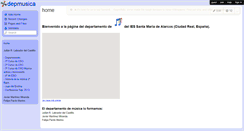 Desktop Screenshot of depmusica.wikispaces.com