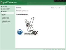 Tablet Screenshot of gm600-team-a.wikispaces.com