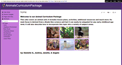Desktop Screenshot of animalscurriculumpackage.wikispaces.com