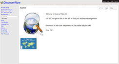 Desktop Screenshot of discovernow.wikispaces.com