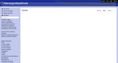 Desktop Screenshot of liderazgodepelicula.wikispaces.com