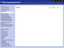 Tablet Screenshot of liderazgodepelicula.wikispaces.com