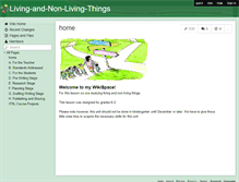 Tablet Screenshot of living-and-non-living-things.wikispaces.com