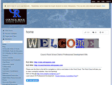 Tablet Screenshot of crsd.wikispaces.com