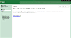 Desktop Screenshot of calit.wikispaces.com