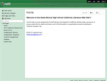 Tablet Screenshot of calit.wikispaces.com