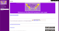 Desktop Screenshot of barnhill-memorial-school.wikispaces.com