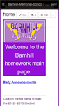 Mobile Screenshot of barnhill-memorial-school.wikispaces.com