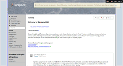 Desktop Screenshot of bizspace.wikispaces.com