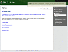 Tablet Screenshot of edl515-jan.wikispaces.com