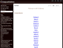 Tablet Screenshot of lcapushistory.wikispaces.com