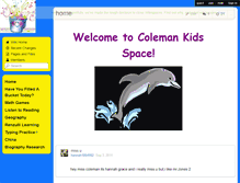 Tablet Screenshot of colemankids.wikispaces.com
