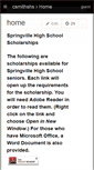 Mobile Screenshot of csmithshs.wikispaces.com