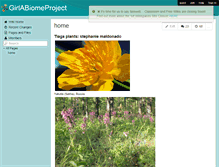 Tablet Screenshot of girlabiomeproject.wikispaces.com