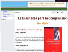 Tablet Screenshot of epcomprension.wikispaces.com