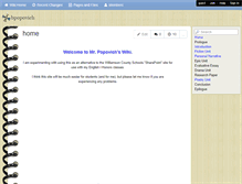 Tablet Screenshot of bpopovich.wikispaces.com