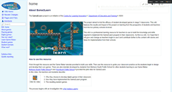 Desktop Screenshot of game2learn.wikispaces.com