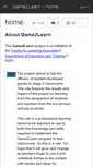 Mobile Screenshot of game2learn.wikispaces.com