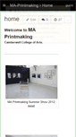 Mobile Screenshot of ma-printmaking.wikispaces.com