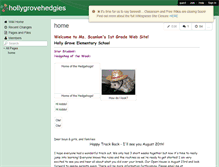 Tablet Screenshot of hollygrovehedgies.wikispaces.com