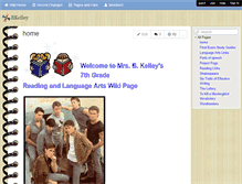 Tablet Screenshot of bkelley.wikispaces.com
