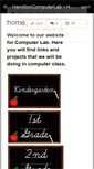 Mobile Screenshot of hamiltoncomputerlab.wikispaces.com