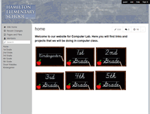 Tablet Screenshot of hamiltoncomputerlab.wikispaces.com