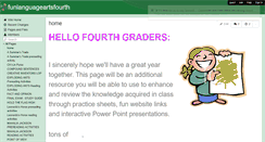 Desktop Screenshot of funlanguageartsfourth.wikispaces.com