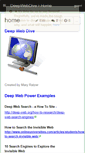 Mobile Screenshot of deepwebdive.wikispaces.com