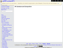 Tablet Screenshot of apenglishp3.wikispaces.com