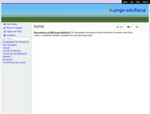 Tablet Screenshot of jorge-edufisica.wikispaces.com