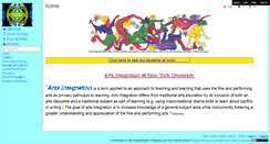 Desktop Screenshot of integrativearts.wikispaces.com