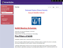 Tablet Screenshot of kinardnjhs.wikispaces.com