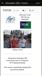 Mobile Screenshot of education-290.wikispaces.com