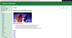 Desktop Screenshot of adopt-a-element.wikispaces.com