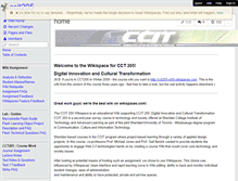 Tablet Screenshot of ccit205.wikispaces.com