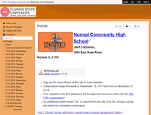 Tablet Screenshot of 212nchs.wikispaces.com