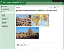 Tablet Screenshot of harveytechworldhistory.wikispaces.com