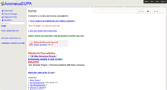 Desktop Screenshot of forensicscshs.wikispaces.com